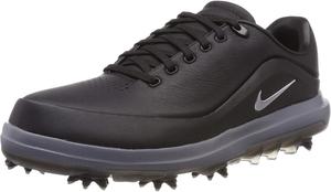 Мужские кроссовки для гольфа Nike Air Zoom Precision, Black/Metallic Silver-Challenge Red