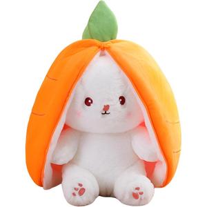 Плюшевая кукла Transformation Rabbit Fruit, высота 18см/25см/35см FKOFR