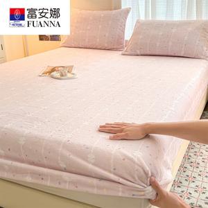 Fuanna Простыня на резинке 120х200 см из плюша, ворс, утепленная, безворсовая, с парой наволочек