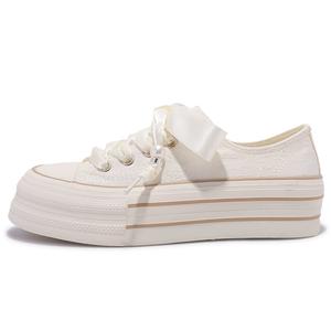 Кеды, скейтборд обувь женская низкая бежевая Snxr