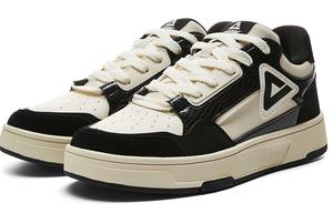 Кроссовки PEAK State Pole Pictorial Skateboarding Shoes Men Low-top Black / Rice Hundred, черный/бежевый