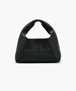 Миниатюрная кожаная сумка-мешок