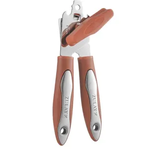 Прочная открывалка для консервов с широкой рукояткой и гладкими краями, 2 в 1 Zulay Kitchen, пыльная роза