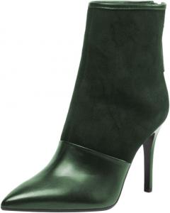 FOWT Модные женские ботильоны с заостренным носком, на шпильке, с высоким каблуком, сексуальные, для вечеринок, вечера, офиса, размеры 37-48, Dunkelgrün