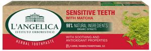 Зубная паста для чувствительных зубов с матча, 75 мл L'angelica Eco