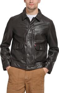 Мужская легкая куртка-рубашка Levi's для дальнобойщиков Levi's, Dark Brown Faux Leather