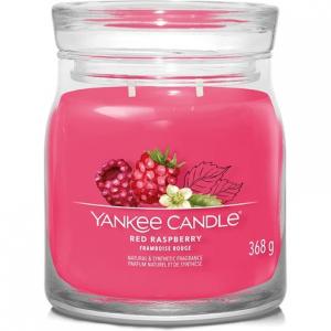 Ароматическая свеча с фирменным вкусом | Свеча в банке среднего размера с ароматом красной малины Yankee Candle