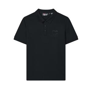FILA Поло мужское угольно-черное Jet Black