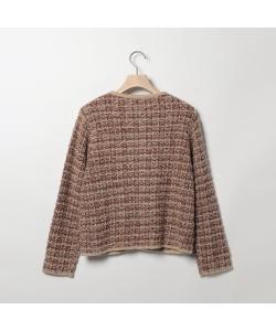 Вязаный жакет из твида