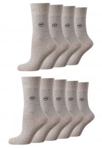 Носки TOM TAILOR 9ER PACK BASIC, Grau Meliert/Mottled Light Grey