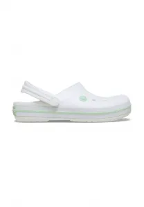 Мулы из группы Crocs, White Serene Green
