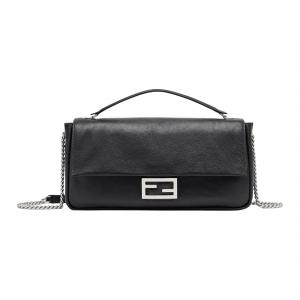 Сумка через плечо из телячьей кожи, кросс-боди, женская сумка Tubas черный FENDI