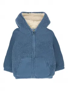 Вязаный кардиган с капюшоном Mayoral, синий