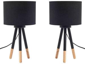 Настольная лампа Belianin TOBOL 2 шт цвет schwarz/eiche hell