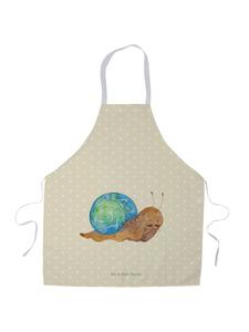 Mr. & Mrs. Panda Фартук "Snail Sir" без надписи, пастельно-желтого цвета