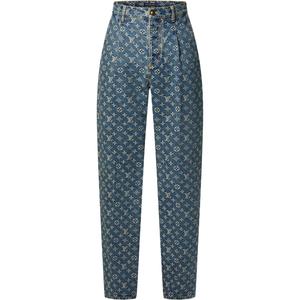 LOUIS VUITTON Монограммные джинсовые брюки tailored