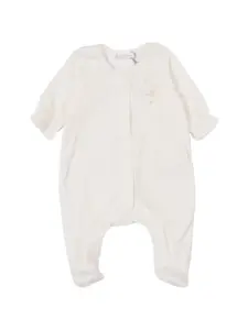 Детский комбинезон с вышивкой и кружевным воротником Tartine Et Chocolat, нейтральный