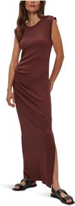 Платье Michael Stars Calliope Extended Sleeve Maxi Dress, Espresso