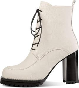 Классические женские ботильоны CKSNDLF с каблуком, черные, с металлической боковой молнией