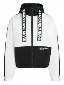 Двухцветная куртка Karl Lagerfeld Jeans, белый