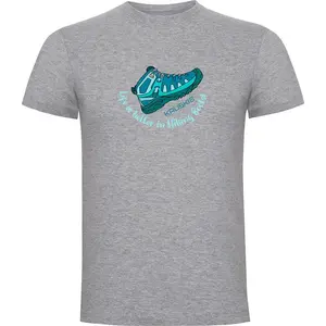 Футболка с коротким рукавом Kruskis Hiking Boots, серый