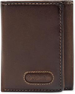 Мужской кошелек Columbia с RFID-картой Trifold, Brown Logo Inlay