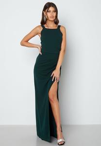 Длинное платье Bubbleroom, темно-зеленый