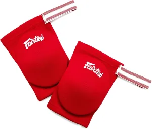 Эластичные налокотники Fairtex EBE1 для тайского бокса и кикбоксинга, мягкая ткань, Red