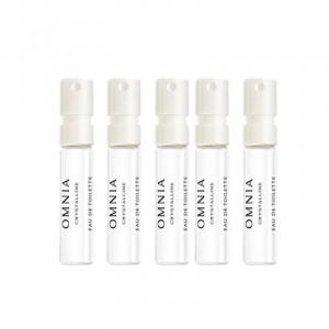 BVLGARI Набор пробников духов Crystal Collection White Crystal, два флакона, туалетная вода, цветочно-фруктовый аромат, 1,5 мл*2