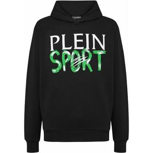 Толстовка с капюшоном и толстовкой Plein Sport, черный