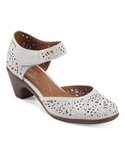 Женские туфли-лодочки Cindie на блочном каблуке с круглым носком Easy Spirit, белый