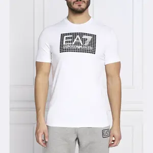 Футболка стандартного кроя Ea7, белый