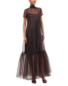 Платье Calluna STAUD, коричневый