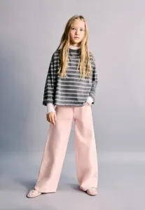 Детские прямые джинсы Mango Kids, Pink
