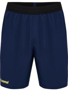 Hummel Мужские шорты Hmlblaze с регулируемой талией, цвет MARINE/SHADOW LIME