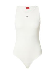 Боди-рубашка HUGO Dasiel, Natural White