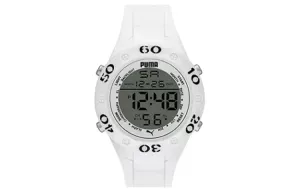 PUMA Часы Wrist Watch Quartz Movement Plastic Strap 49mm Gray Dial Men's Watch, Gray Dial