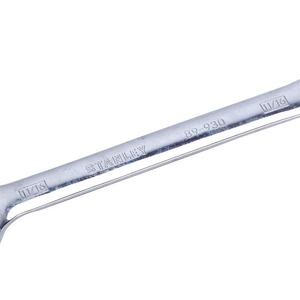 Stanley Полированный гаечный ключ двойного назначения с трещоткой британского производства, открытый гаечный ключ двойного назначения, инструмент для ремонта автомобилей 3/4 дюйма 89-931