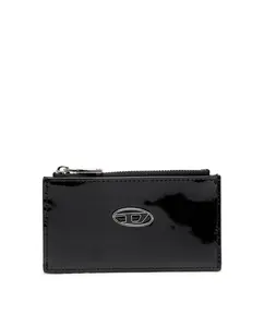 Женский держатель для карт DIESEL с застежкой-молнией, чёрный