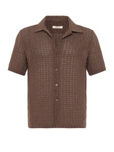 Рубашка на пуговицах классического кроя Antioch, коричневый