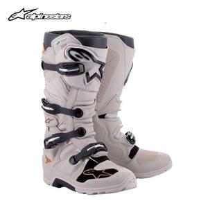 ALPINESTARS PROTECTS Ботинки для мотоцикла внедорожного 25 Model A-Star, Off-Road Boots T7, Trail Waterproof Riding Boots, ограниченная серия песок белый, водонепроницаемые, размер 43