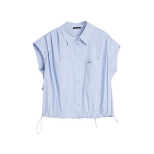 ELLE Футболка Women's Blue Stripes Pattern