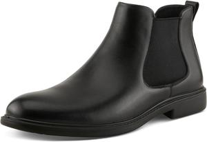 Мужские ботинки Spring Step CEVO Chelsea - кожаные ботинки до щиколотки с эластичными вставками, набранным каблуком и моделью без застежки, черный