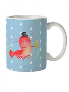 Детская кружка "лобстер пшеница без слов" пастельно-голубого цвета Mr. & Mrs. Panda