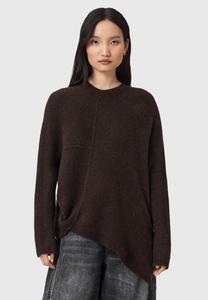 Джемпер AllSaints LOCK, Oxblood Red/Dark Brown