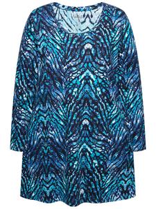 Футболка Ulla Popken Longshirt, синий