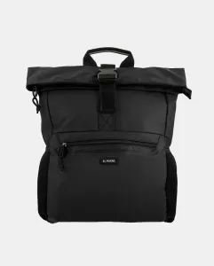 Мужской рюкзак с клапаном и застежкой-молнией El Potro, черный