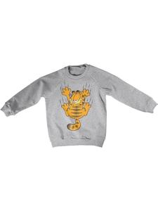 Детская толстовка "Hanging On Kids Sweatshirt" серого цвета Garfield