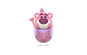 Disney Lotso Collection Creative Mystery Box Single Mystery Box/Full Box 6 Pcs TOP TOY, confirmed-dreamy smoothie (open)