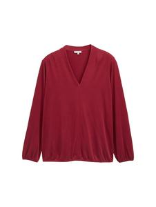 Рубашка Tom Tailor Women +, темно-красный